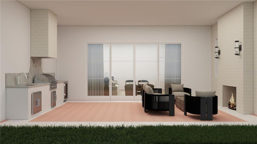 Furnished interior view inside a new home in , Winter Park (Image 16).
