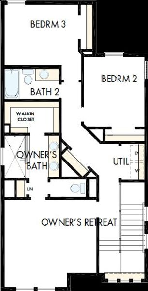 2D floor plan layout of this home in Jubilee - Cottages Row Collection, Hockley, TX (Image 6). 2D floor plan layout of this home in Jubilee - Cottages Row Collection, Hockley, TX (Image 6).