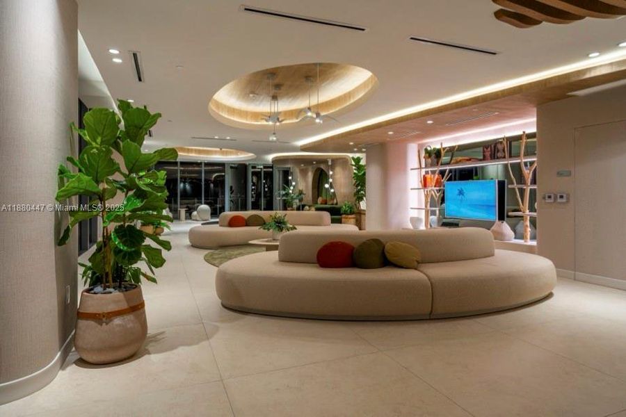 Furnished interior view inside a new home in , Miami (Image 5).