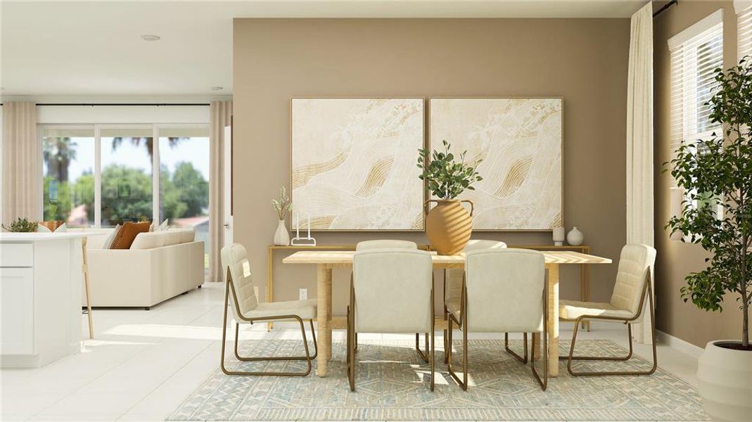 Furnished interior view inside a new home in , Groveland (Image 6).