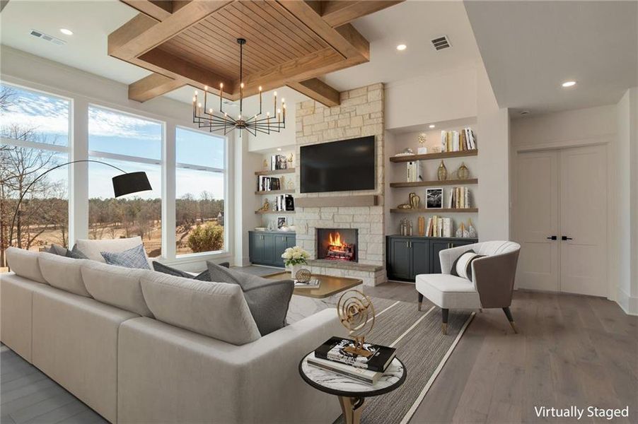 Furnished interior view inside a new home in The Georgia Club, Statham (Image 5).