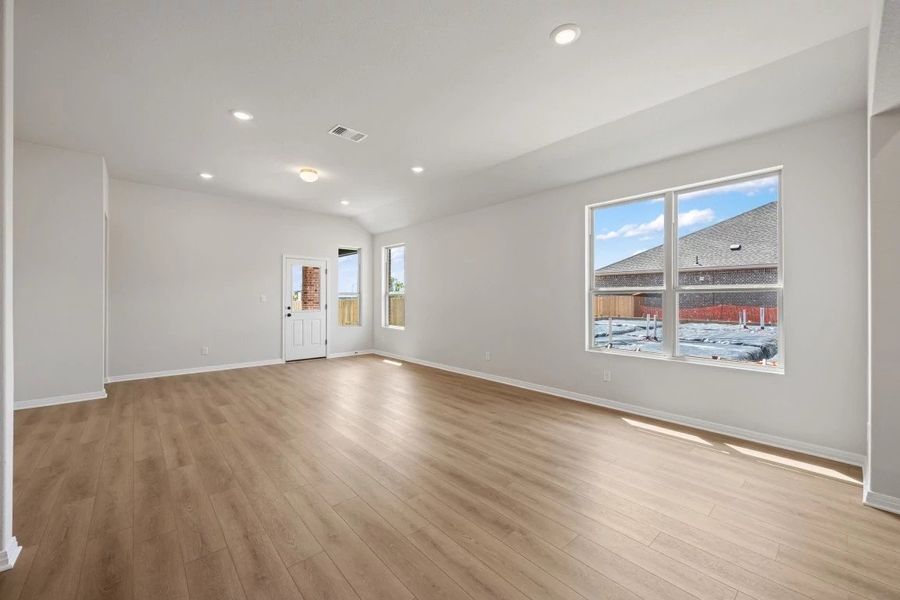 Family Room & Breakfast Area