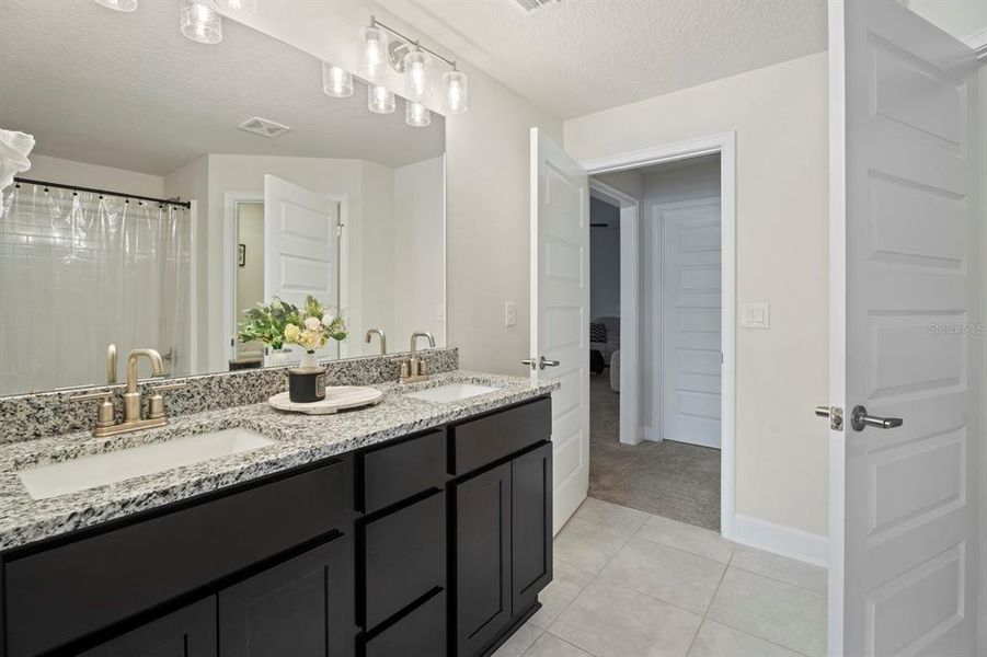 Furnished interior view inside a new home in , Harmony (Image 30).