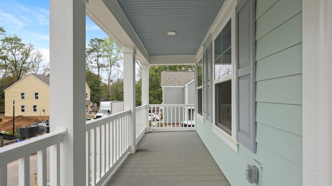 Exterior details and patio area of a home in Founders Corner, Summerville (Image 28).