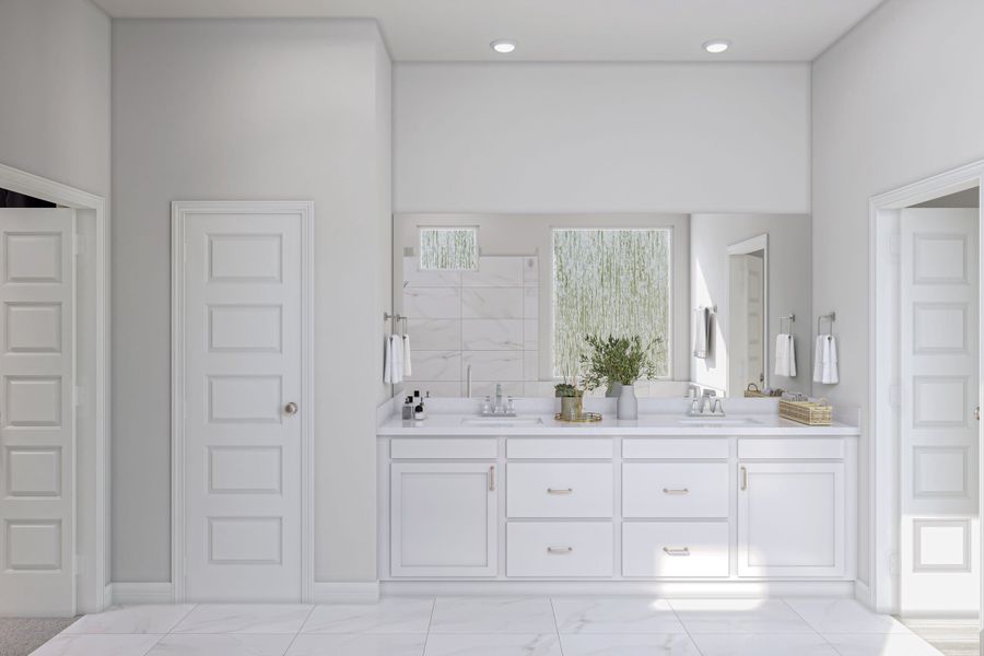 Representative furnished interior of a home built from the Starling by Tri Pointe Homes in Oakhill Reserve, Tomball (Image 11).