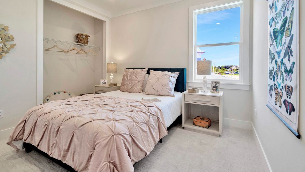 Furnished interior view inside a new home in Lagoon Residences at Epperson, Wesley Chapel (Image 21).