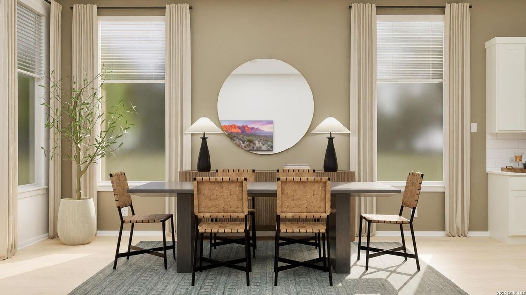 Furnished interior view inside a new home in Navarro Ranch, Seguin (Image 3).