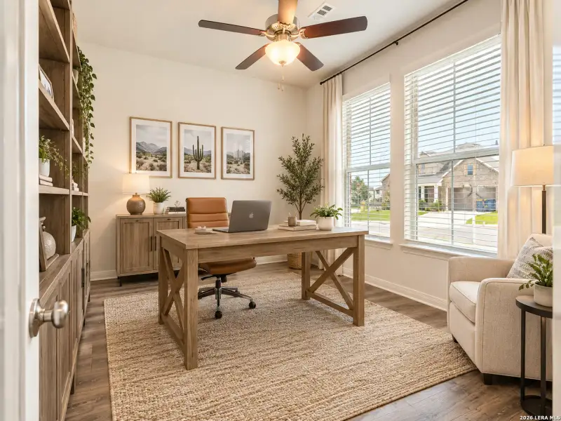 Furnished interior view inside a new home in Venado Crossing, Cibolo (Image 13).