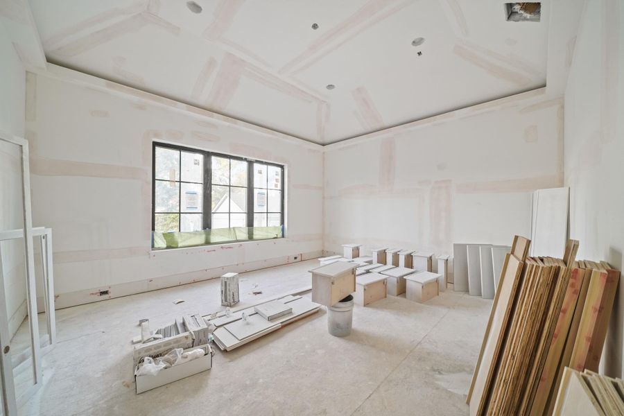 Your master suite sits on the back of the home, overlooking the backyard!