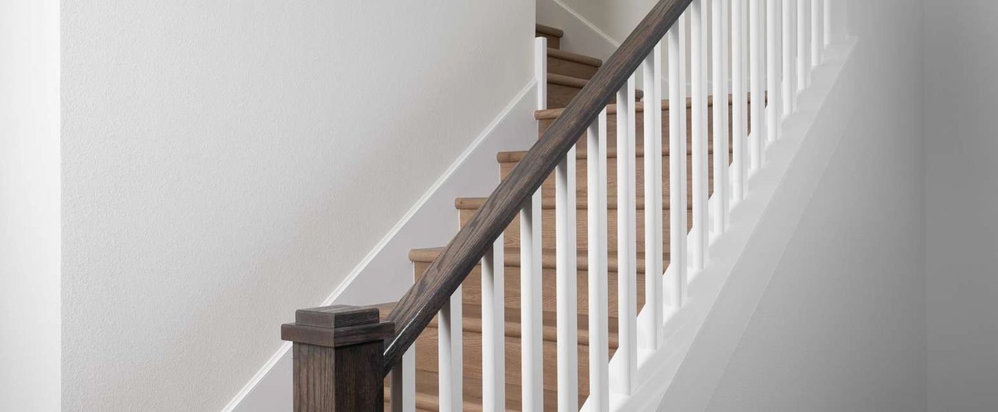 Furnished interior in a model home at Oakfield Trails Signature in Parrish (Image 18).