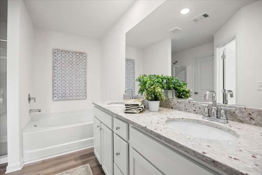 Furnished interior view inside a new home in , Conyers (Image 11).