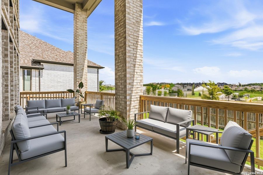 Exterior details and patio area of a home in Ladera, San Antonio (Image 3). Exterior details and patio area of a home in Ladera, San Antonio (Image 3).