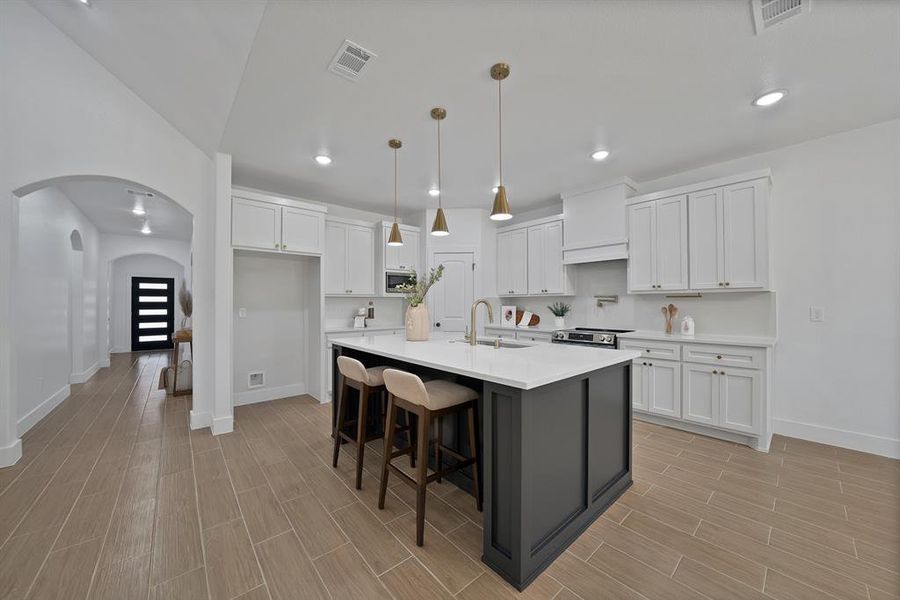 Furnished interior view inside a new home in , Fort Worth (Image 17).