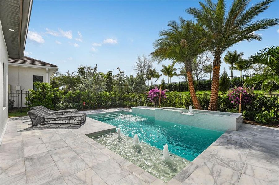 Exterior details and patio area of a home in Cresswind Lakewood Ranch, Lakewood Ranch (Image 4). Exterior details and patio area of a home in Cresswind Lakewood Ranch, Lakewood Ranch (Image 4).