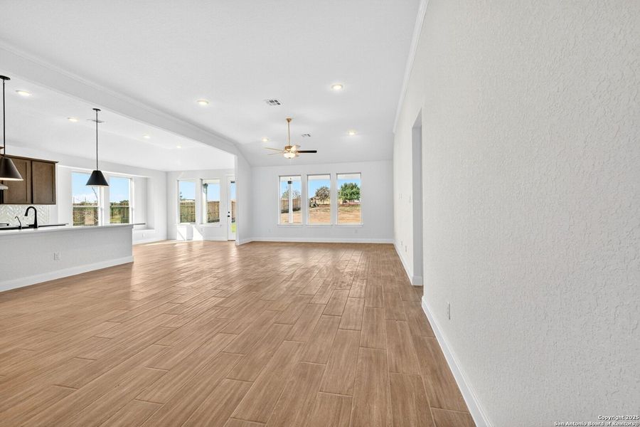 Spacious, unfurnished interior of a new home in Preserve at Annabelle Ranch, San Antonio (Image 31). Spacious, unfurnished interior of a new home in Preserve at Annabelle Ranch, San Antonio (Image 31).