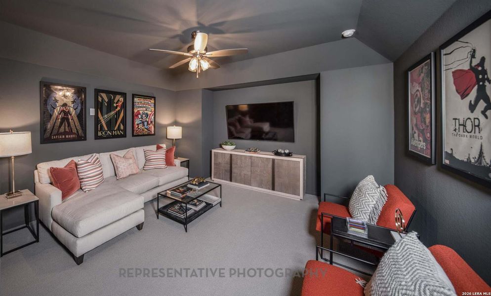 Furnished interior view inside a new home in Davis Ranch, San Antonio (Image 6).