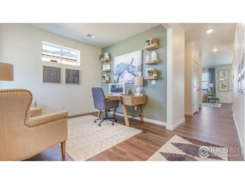 Furnished interior view inside a new home in Lakeside Canyon, Mead (Image 10).