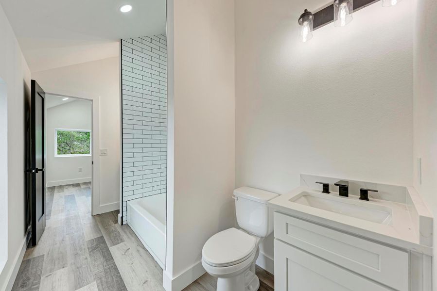 Jack n' Jill bathroom upstairs main home