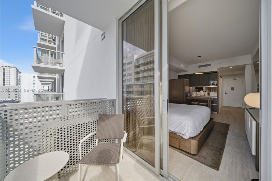 Furnished interior view inside a new home in , Miami (Image 10).