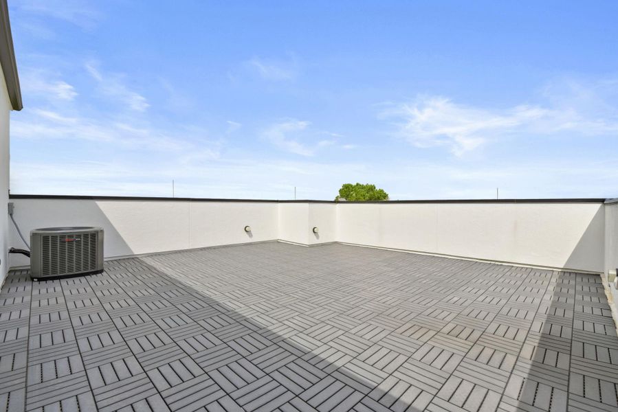 Exterior details and patio area of a home in , Houston (Image 23). Exterior details and patio area of a home in , Houston (Image 23).