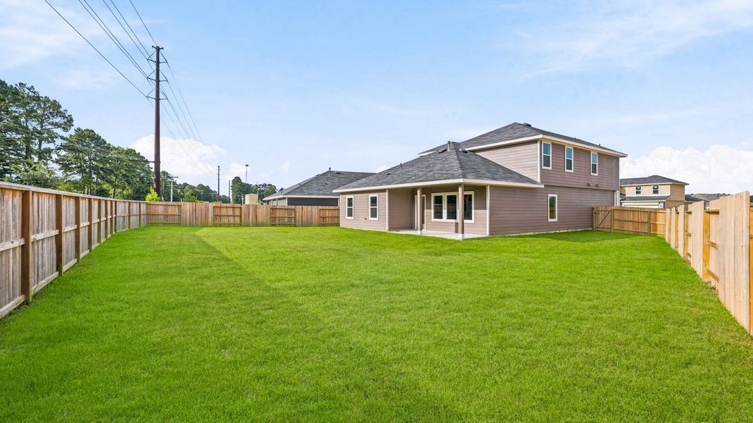 Exterior details and patio area of a home in Maple Woods, Hockley (Image 18).