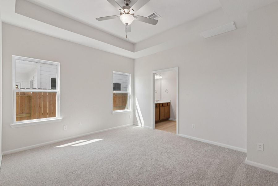 The Mockingbird II- Primary Bedroom with Tray Ceiling The Mockingbird II- Primary Bedroom with Tray Ceiling