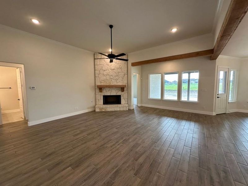 Spacious, unfurnished interior of a new home in Fannin Ranch, Leonard (Image 21).