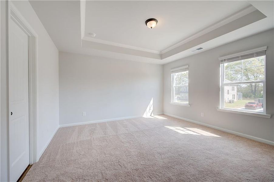 Spacious, unfurnished interior of a new home in Cambria at Traditions, Hampton (Image 26). Spacious, unfurnished interior of a new home in Cambria at Traditions, Hampton (Image 26).