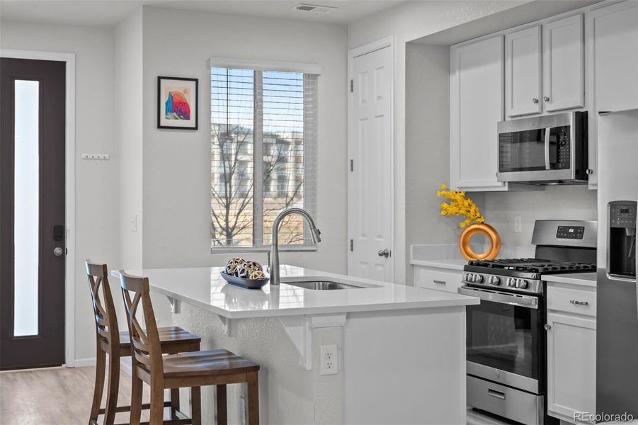 Furnished interior view inside a new home in , Thornton (Image 9).