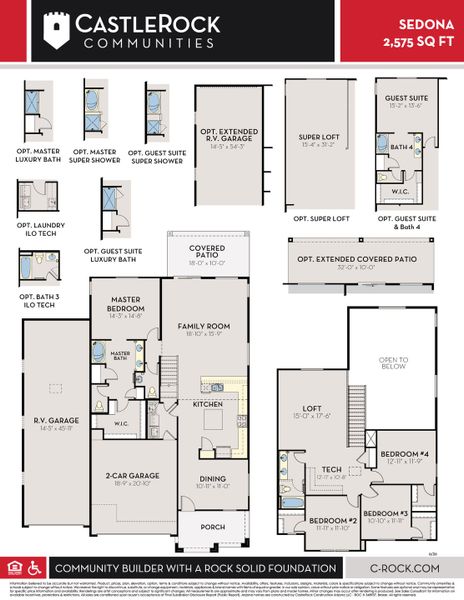 2D floor plan layout for the Sedona by CastleRock Communities in McCartney Center, Casa Grande, AZ (Image 3). 2D floor plan layout for the Sedona by CastleRock Communities in McCartney Center, Casa Grande, AZ (Image 3).