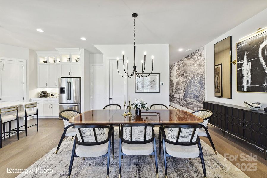 Furnished interior view inside a new home in Endhaven Terraces, Charlotte (Image 20).