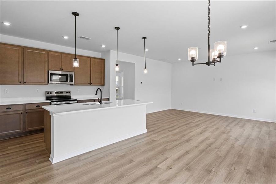 Furnished interior view inside a new home in Sage Woods, Dallas (Image 10).