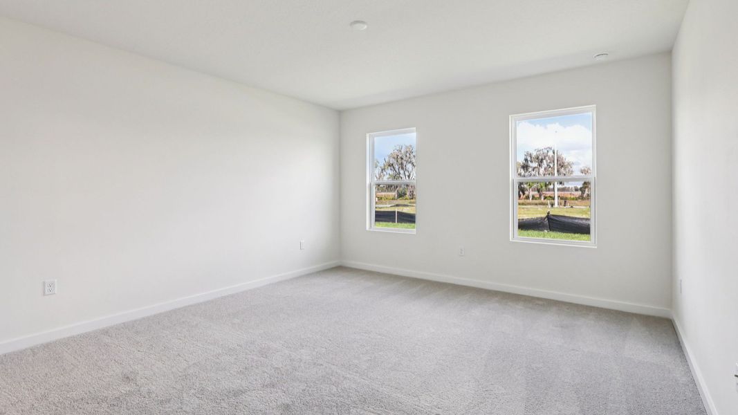 Representative unfurnished interior of a home built from the Baker by DRB Homes in Liberty Trace, Haines City (Image 33).