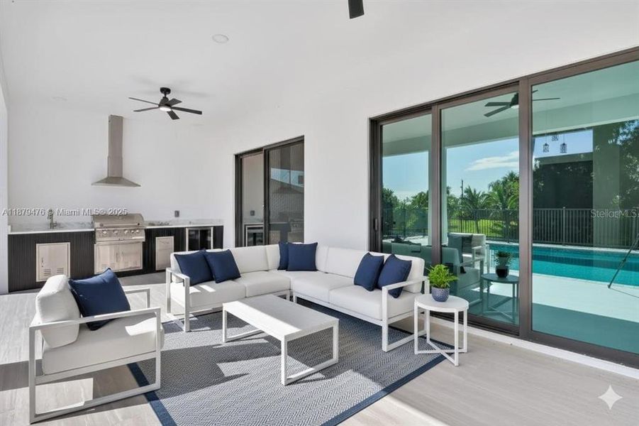 Furnished interior view inside a new home in , Cape Coral (Image 26).