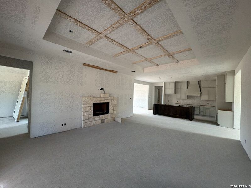 In-progress construction of a new home in Waldsanger, New Braunfels, TX (Image 34).