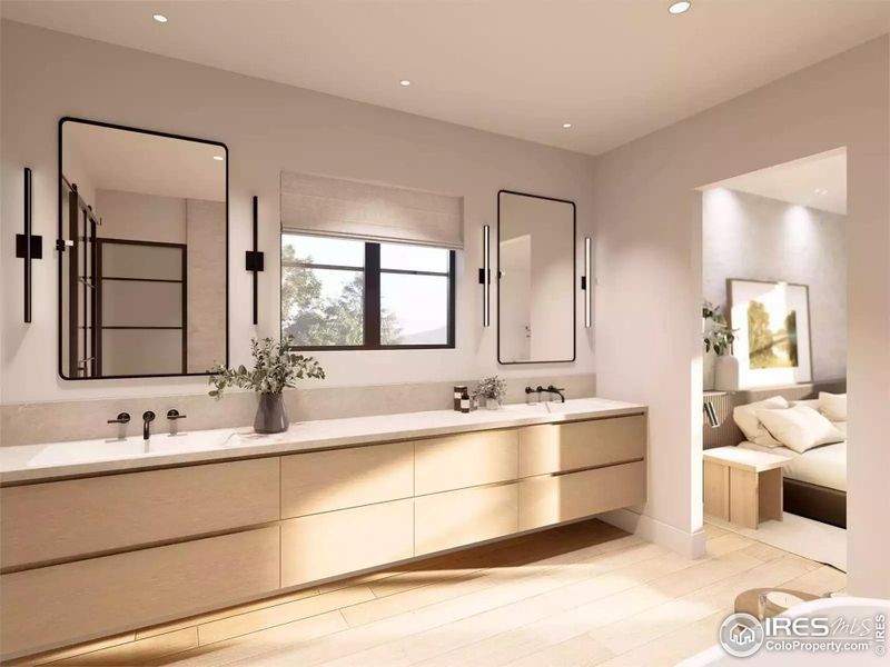 PHOTOS NOT OF ACTUAL HOME. Concept of Master Bath