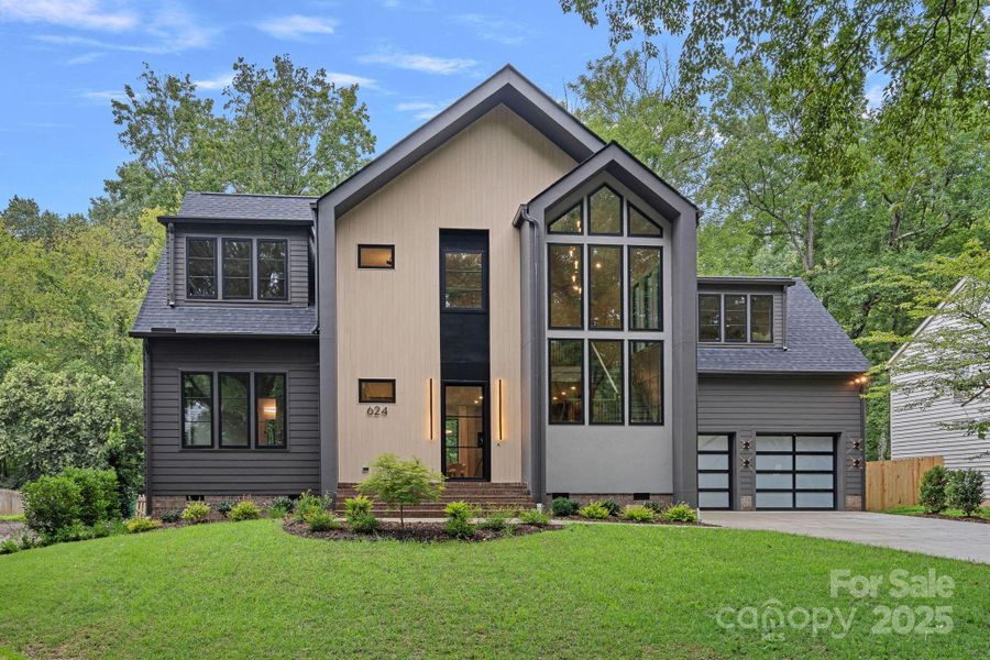 Front exterior of a new home in , Charlotte, NC, highlighting curb appeal (Image 23).