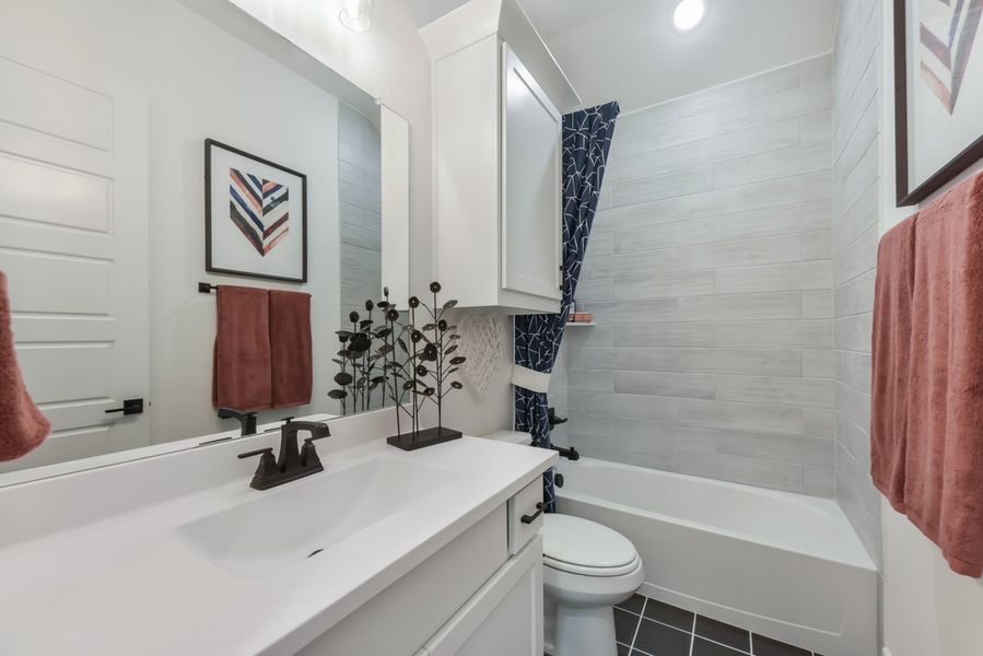 Furnished interior view inside a new home in Westside Preserve, Midlothian (Image 17).