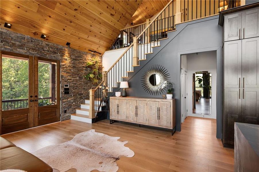 Furnished interior view inside a new home in , Morganton (Image 9).