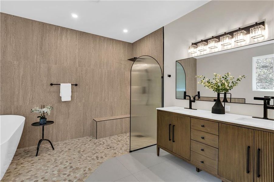 Furnished interior view inside a new home in , Decatur (Image 15).