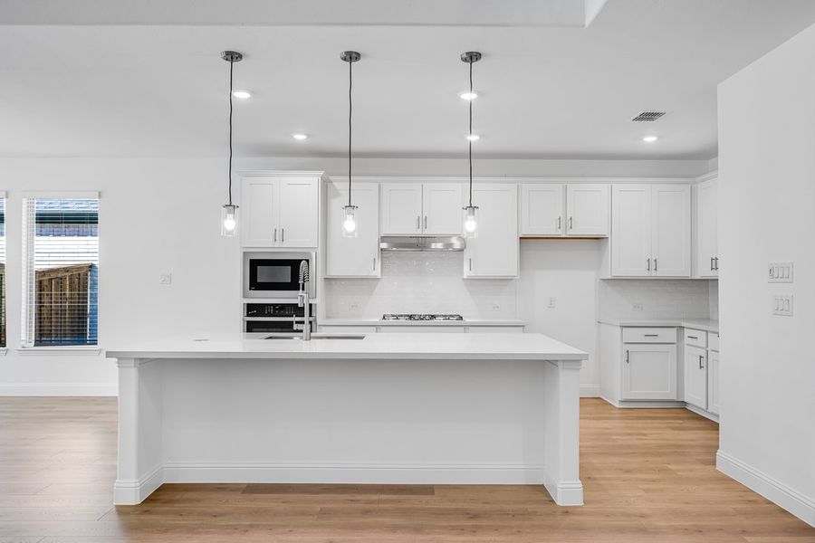Furnished interior view inside a new home in South Oak 50s, Oak Point (Image 6).