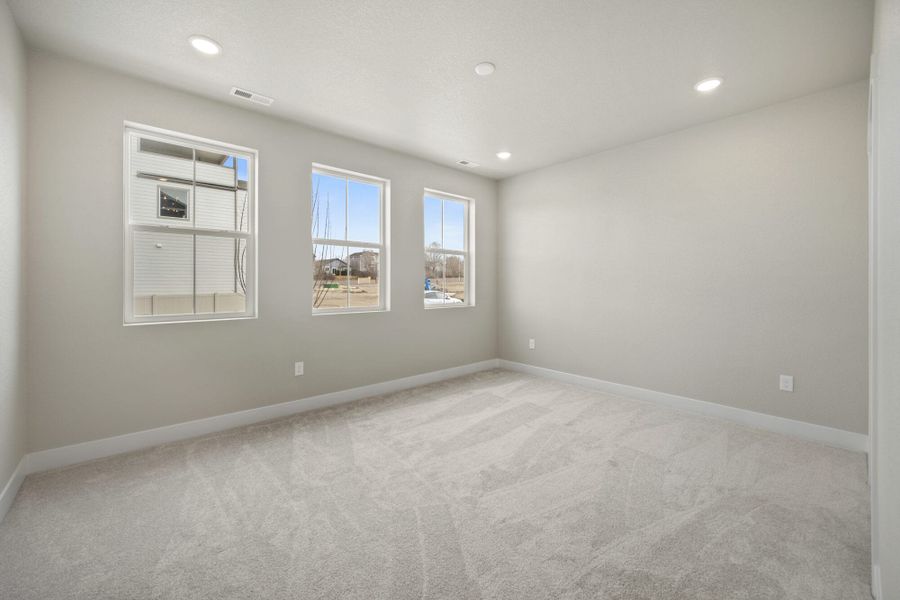 Spacious, unfurnished interior of a new home in Pony Park, Colorado Springs (Image 16). Spacious, unfurnished interior of a new home in Pony Park, Colorado Springs (Image 16).