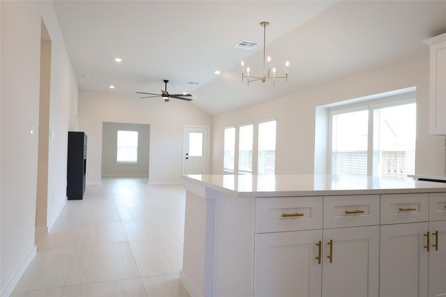 Upon entry enjoy large formal living flex room.  Great as a home office and or gym.