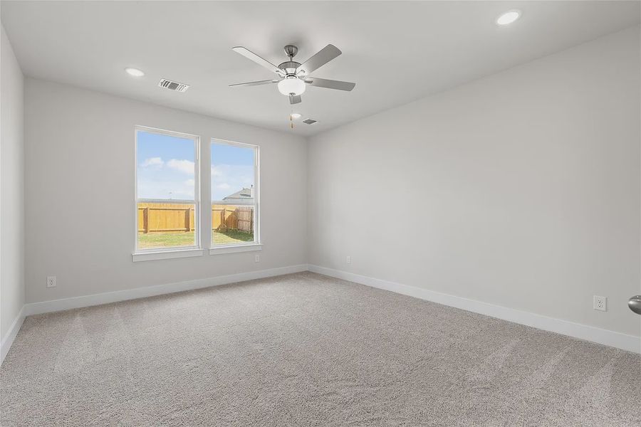 Spacious, unfurnished interior of a new home in The Grove at Blackhawk, Pflugerville (Image 37).