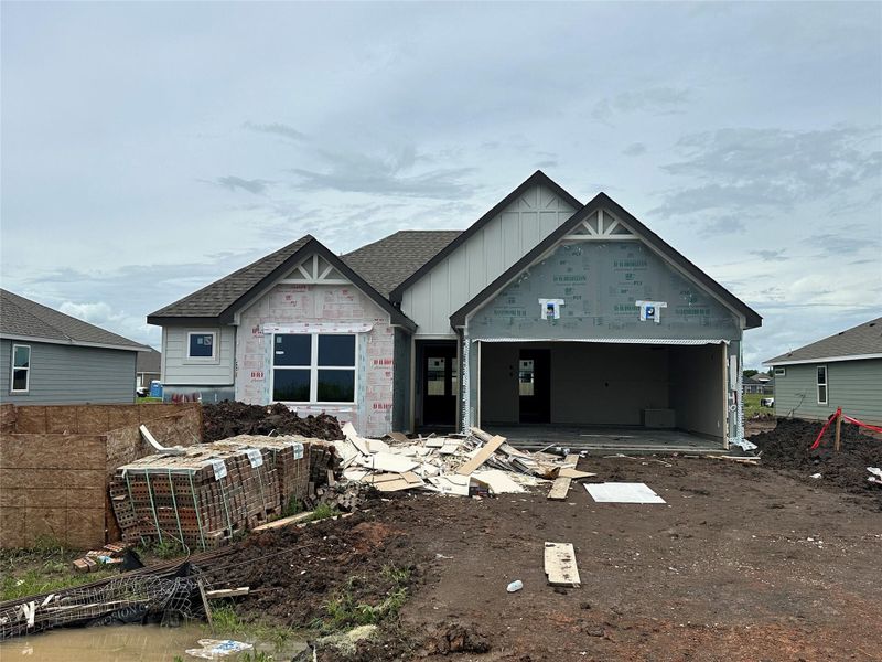 In-progress construction of a new home in , Snook, TX (Image 13). In-progress construction of a new home in , Snook, TX (Image 13).