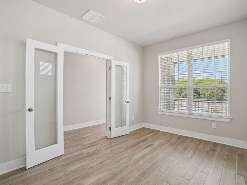 Office in the San Jacinto floorplan at a Meritage Homes community. Office in the San Jacinto floorplan at a Meritage Homes community.