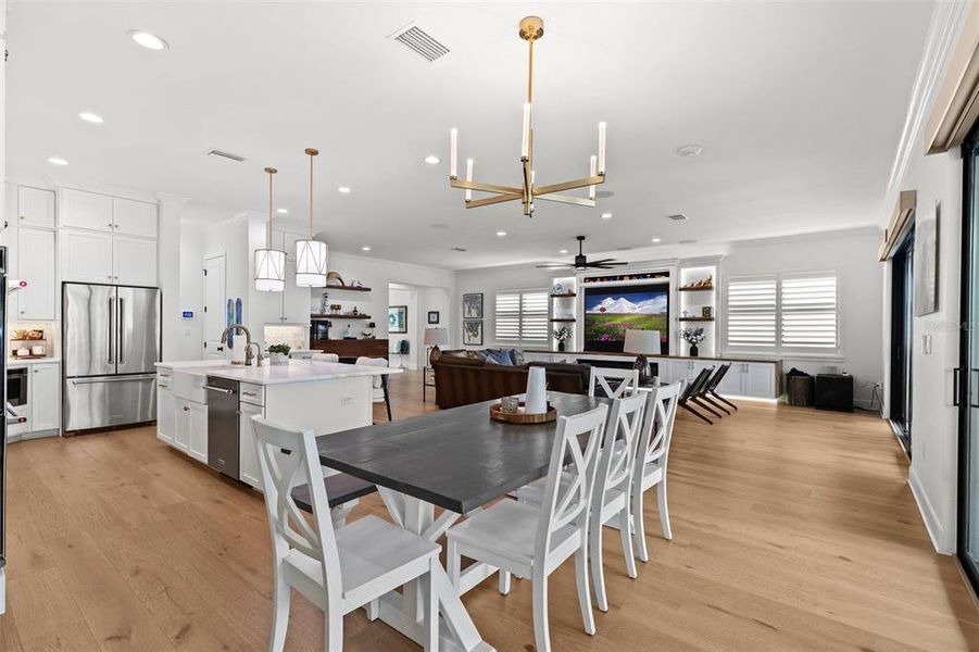 Furnished interior view inside a new home in , Tampa (Image 12).