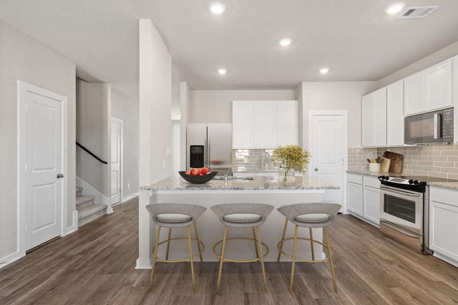 Furnished interior view inside a new home in Arabella on the Prairie 60', Richmond (Image 4).