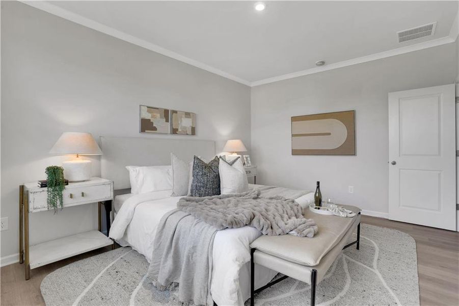 Furnished interior view inside a new home in Easton Walk, Lawrenceville (Image 24).