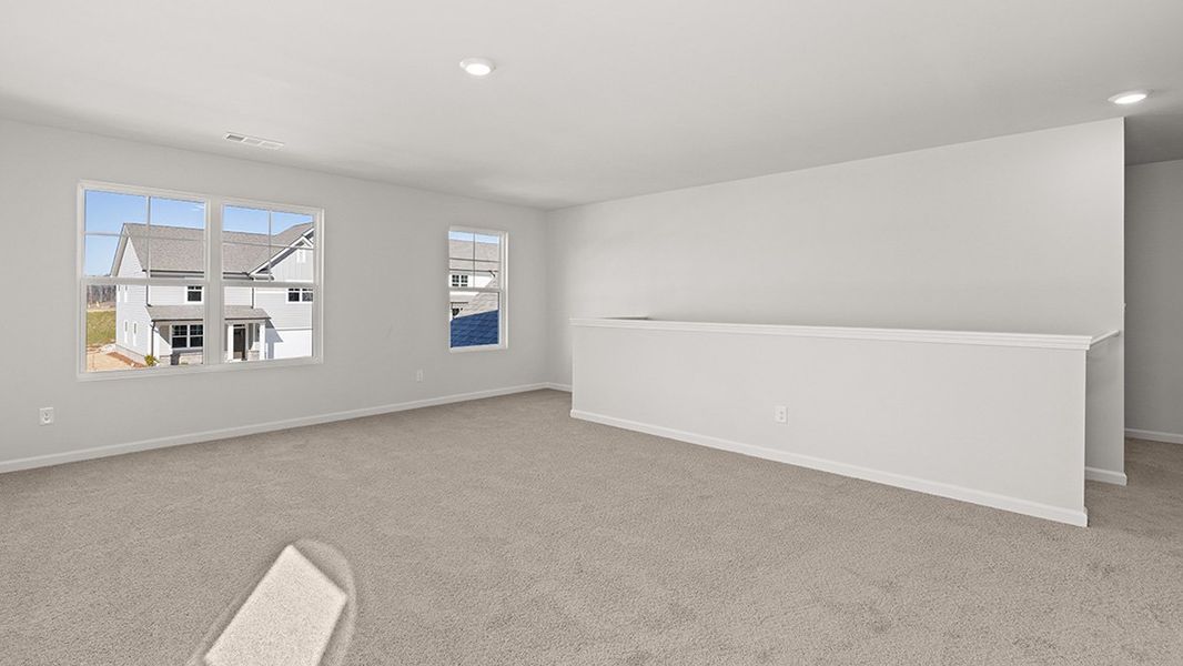 Representative unfurnished interior of a home built from the Elle by D.R. Horton in Hamptons at Riverwood South, Dallas (Image 24).